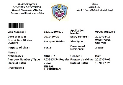 Image result for Information and Requirements Of Business Visa in Qatar