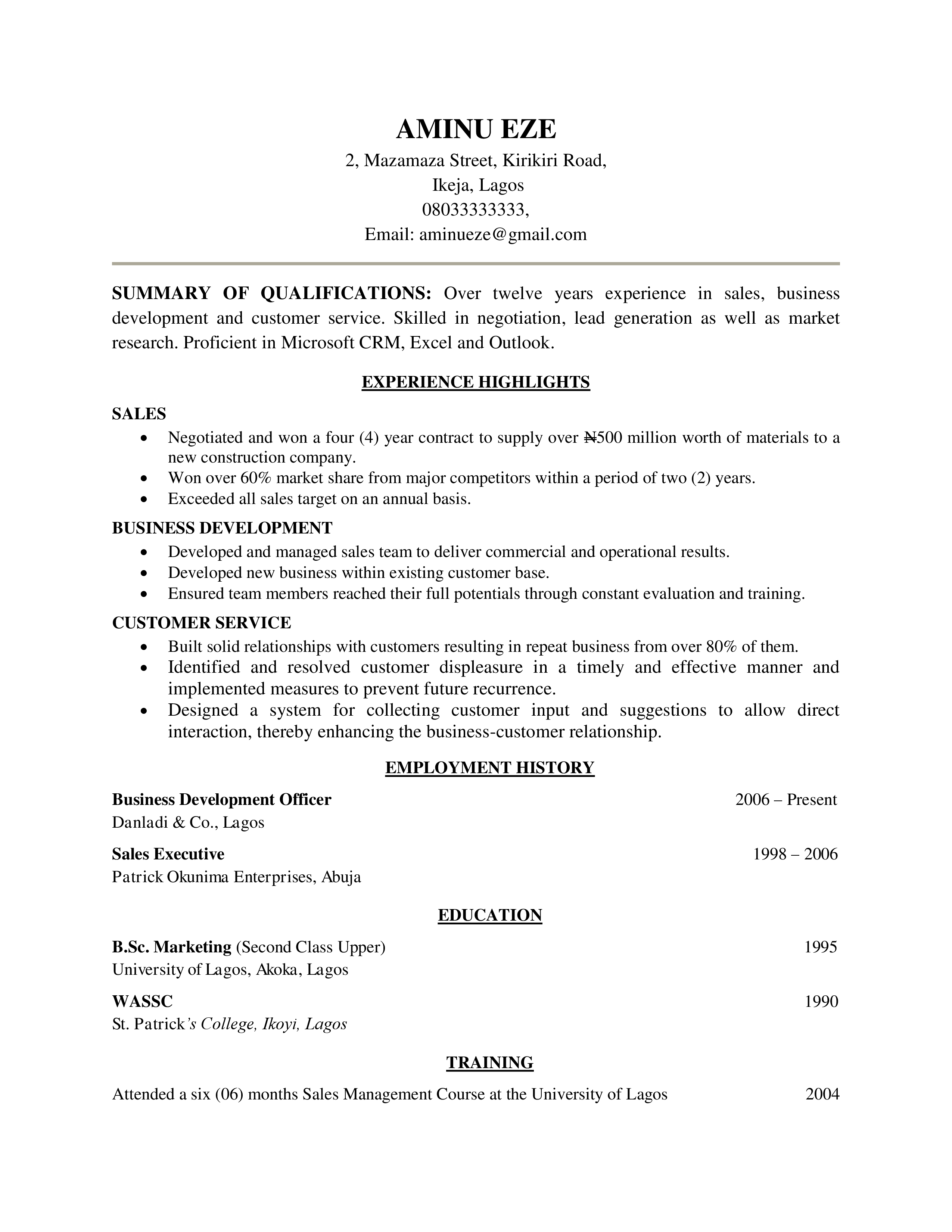Entry level computer engineer resume sample