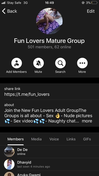 Telegram Sex Group Telegraph