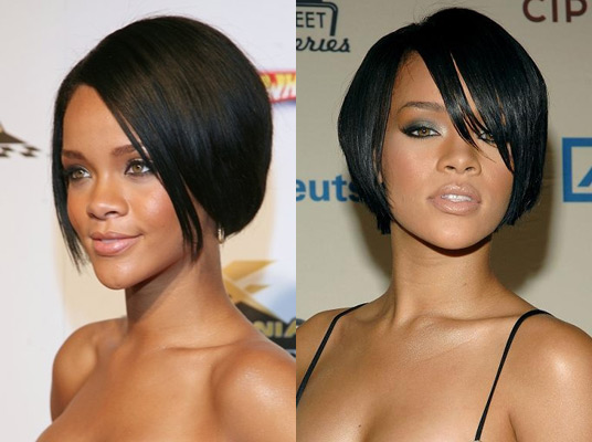 rihanna short hairstyles front and back. ~ The Hair Gallery For Short