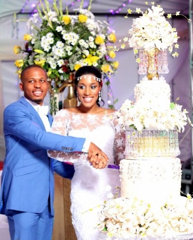Nigerian celebrity wedding cakes