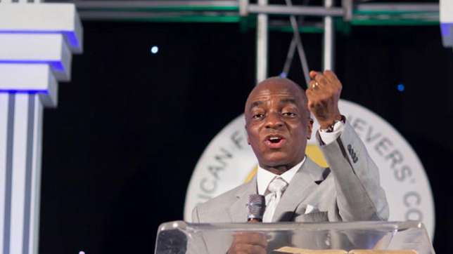 Bishop Oyedepo Orders Members To Bring Their Pvcs To Church For Prayers