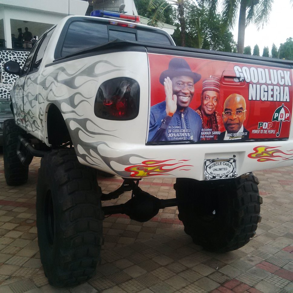 Check Out This Campaign Monster Truck Of The PDP [Pics] 