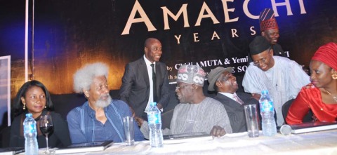 Tinubu, Dangote,Soyinka at Amaechi's Book Launch Yesterday [Photos]