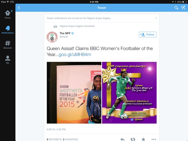 Queen Asisat Oshoala Crowned BBC Women Footballer Of The Year