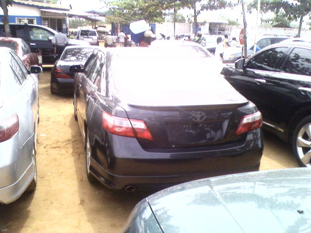 Toyota Camry 2009 Black. Toyota Camry 2009 model front
