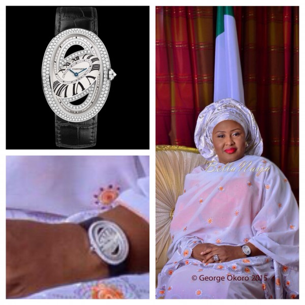 Aisha Buhari’s Inauguration Wristwatch Cost £34,500 (N10, 453,000)
