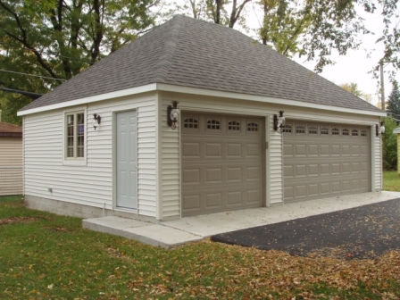 roof hip garage car detached plans garages types pitch house roofs different designs construction styles illinois example gable custom know