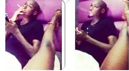 Tuface Idibia - Girl Spreads Her Legs While Sitting Next To him