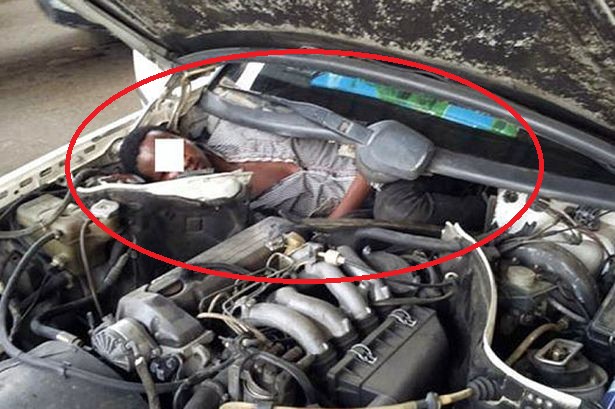 African Migrant Caught Hiding In Car's Engine In Attempt To Enter Spain(photo) 2808517_africanmigrant_jpeg8fc4dbc9d816af1f71b85b3a05bbcb4d