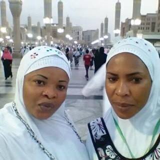 Photo: Actress Dayo Amusa & Fathia Balogun in Mecca