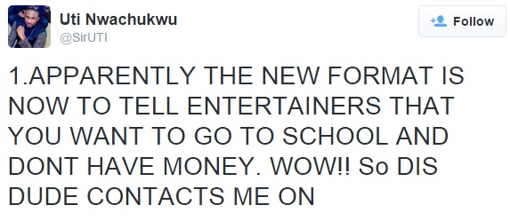 Uti Nwachukwu SLAMS Greedy Instagram Beggar Who Rejected N20,000 He Dashed Him! 2885824_twuut1_jpeg0756149069f1dcb7198d9a9355515f97
