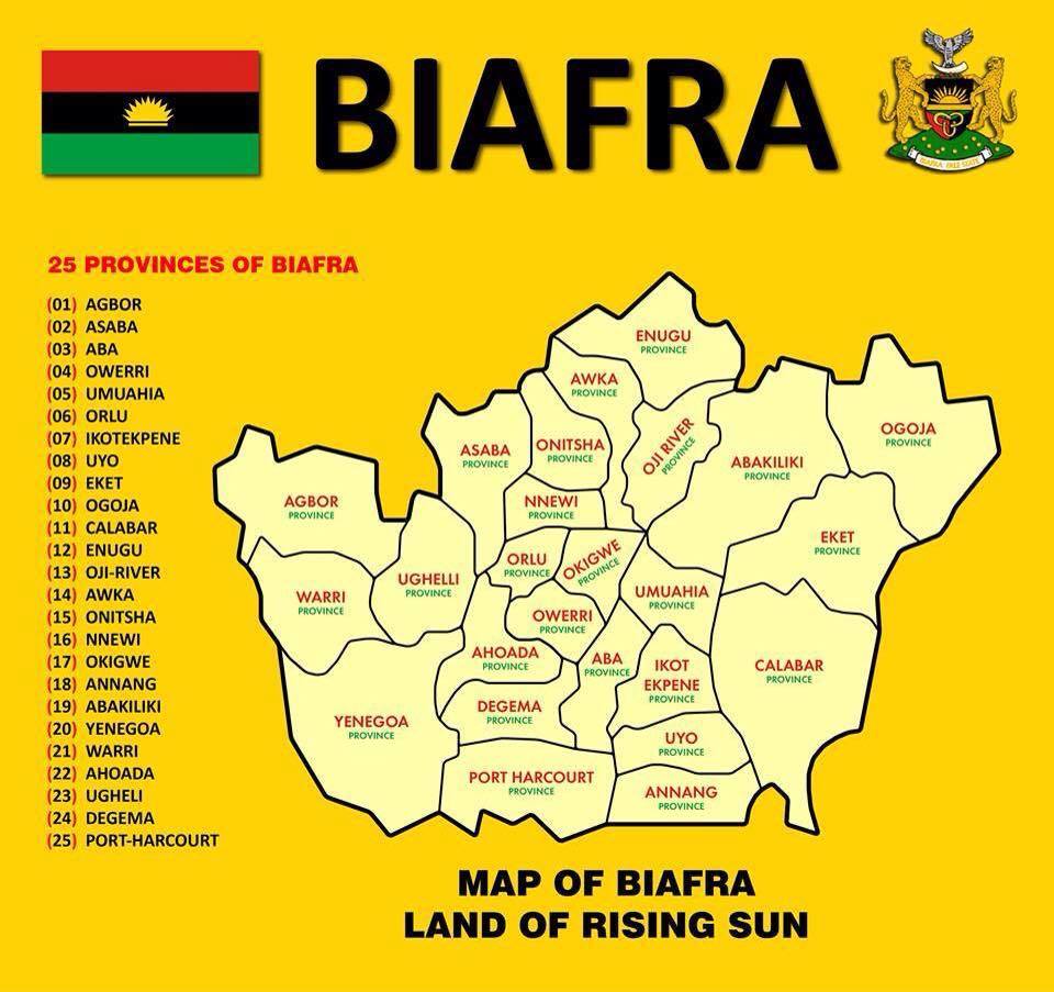 Image result for Biafra map