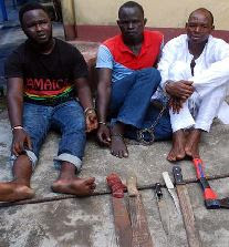Police Arrest 3 Traffic Robbers In Lagos