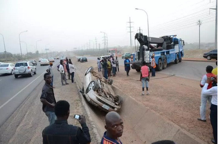  Accident At Airport Road In Abuja 