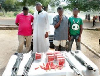 Recovers 4 Pump Action Rifles from Suspected Armed Robbers -Police 