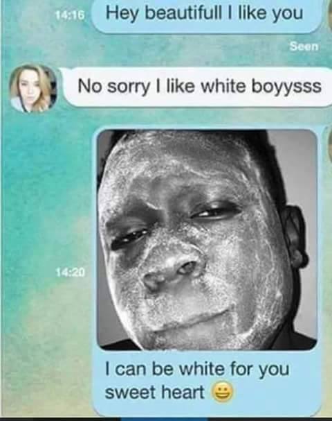 LOLZ!! Hilarious Chat Between A White Babe And A Nigerian Guy (See Photo) -  9jaflaver