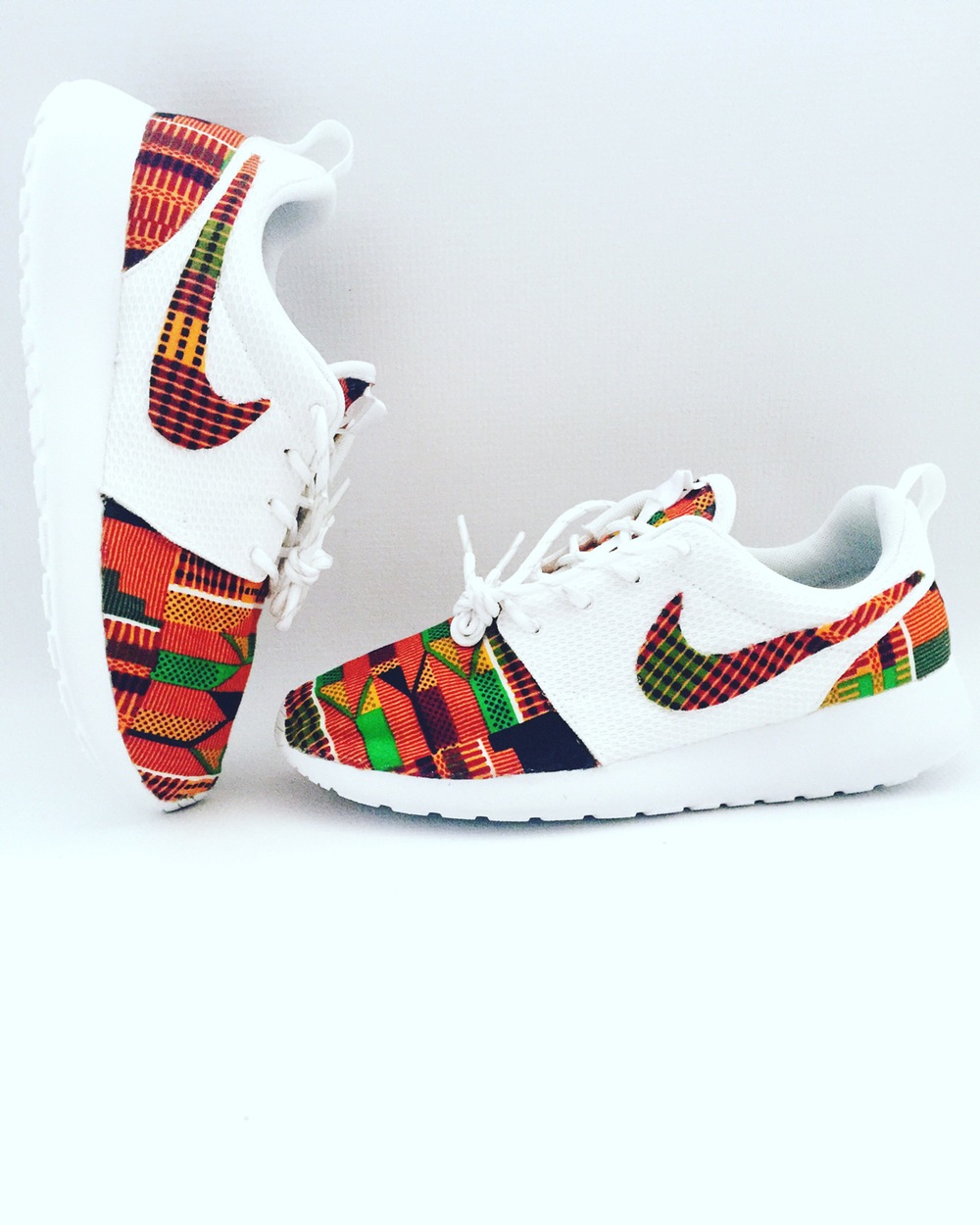 African Print Nike Sneakers By Tawia Designs - Fashion - Nigeria