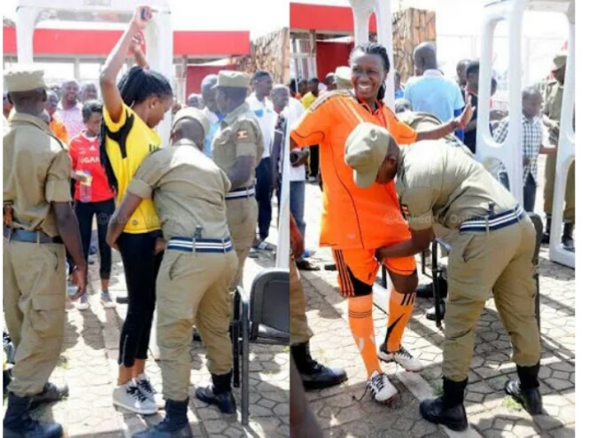 OMG!!! SEE How Ugandan Security Men Touch Womens Private 
