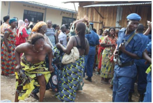 Women Protest Unclad In Nkwegu, Ebonyi - Politics - Nigeria