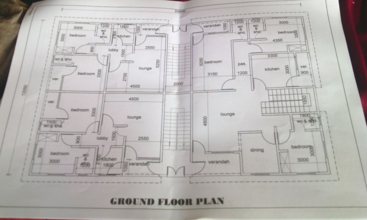 2 Storey Commercial Building Floor Plan