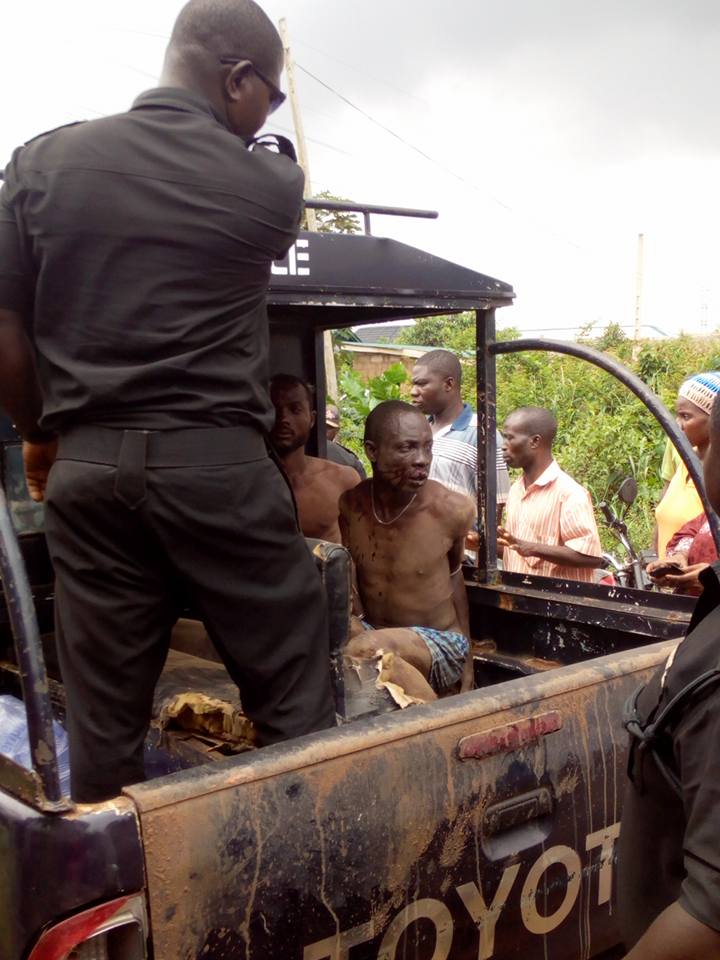 Image result for PHOTOS: Robbers Caught After A Failed Operation In Lagos
