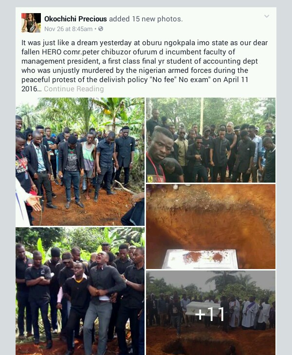 Burial Of UNIPORT Student Shot Dead By Police During Protest (Pics) 4542070_20161128071132_jpegf5516bbbf19a47560fa916df5db96270