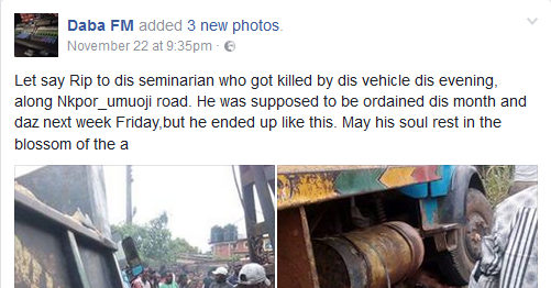 Seminarian Crushed To Death On Nkpor-Umuoji Road, Anambra(Graphic Pics) 4545611_sane_png1bbbade1bd59a3d25fe9d8d34ddc53bf