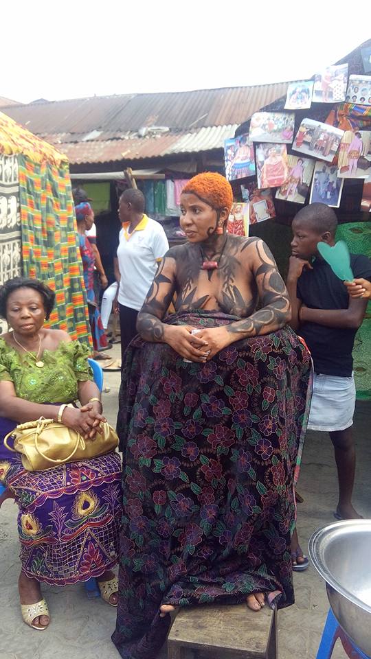 Half Unclad Women Celebrate Their Culture In Rivers State Photos Culture Nigeria