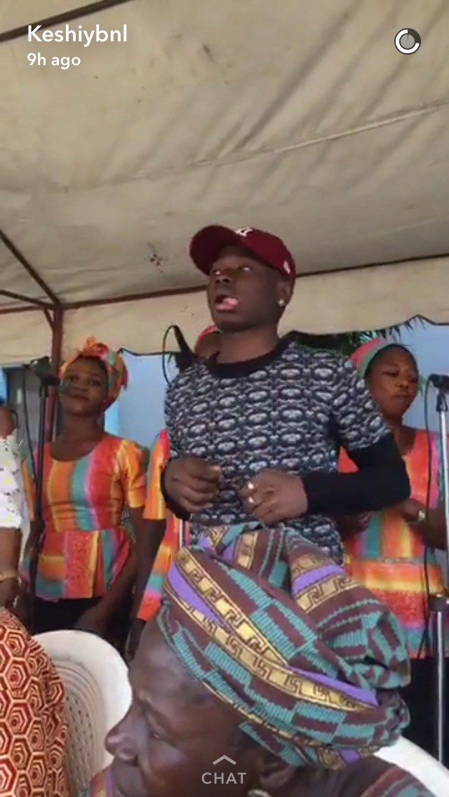 Image result for lil kesh joins church choir