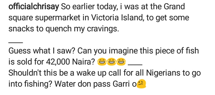  See A Piece Of Fish Sold For N42k At Lagos Supermarket That Got A Man Shocked (Pics)  4966401_fishsy_jpeg4b9b1477daa2ff805cf15f025247b73c