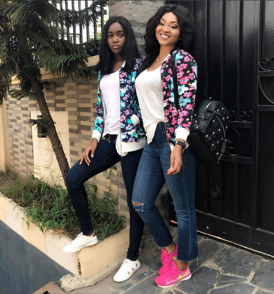 Image result for 10 photos of mercy aigbe and her daughter
