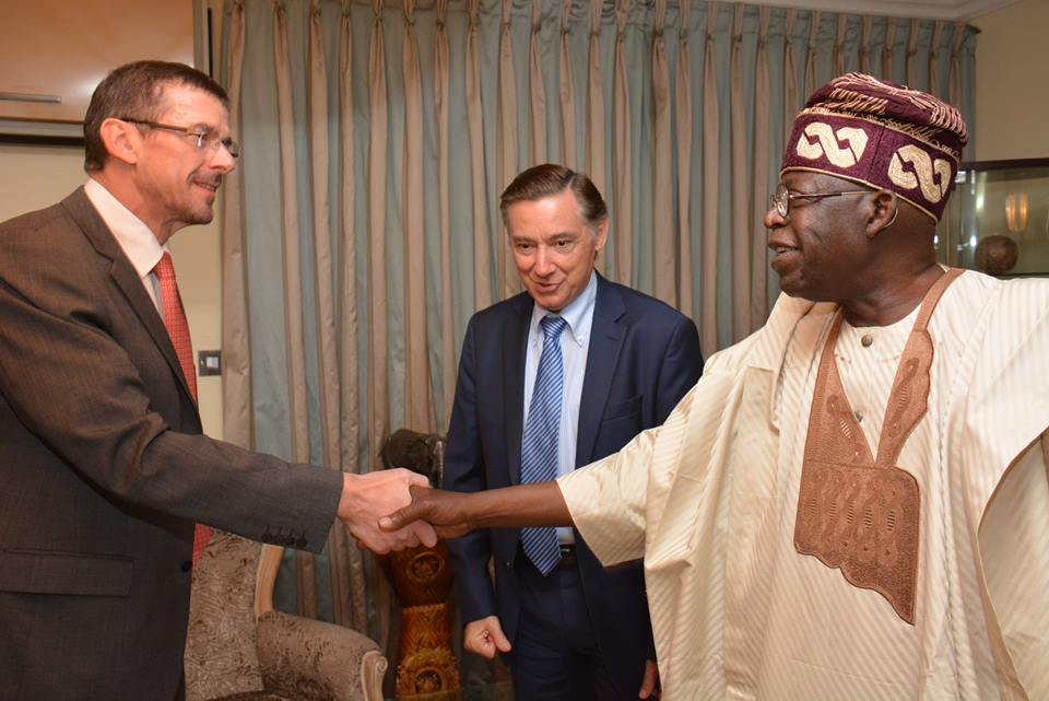 Image result for French Ambassador to Nigeria visits Bola Tinubu