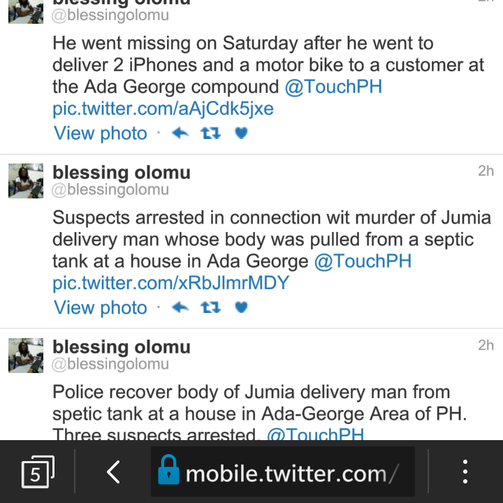 Jumia Delivery Man Killed In Port Harcourt 5066244_img20170327182740_png9dce651f9cb95c1ad1d7e33dde379c50