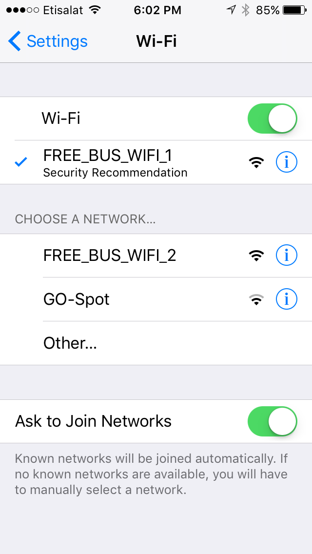 Free Public WiFi In BRT Buses (Internet speed screenshot) - Brand Spur