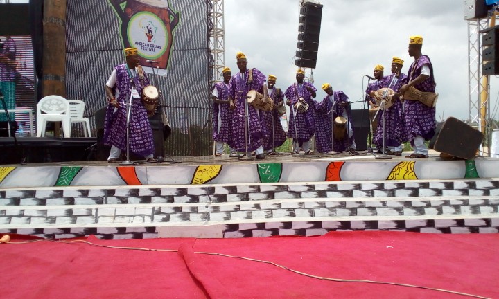 African Drums Festival unveils world’s tallest drum in Abeokuta (Photos) - Brand Spur