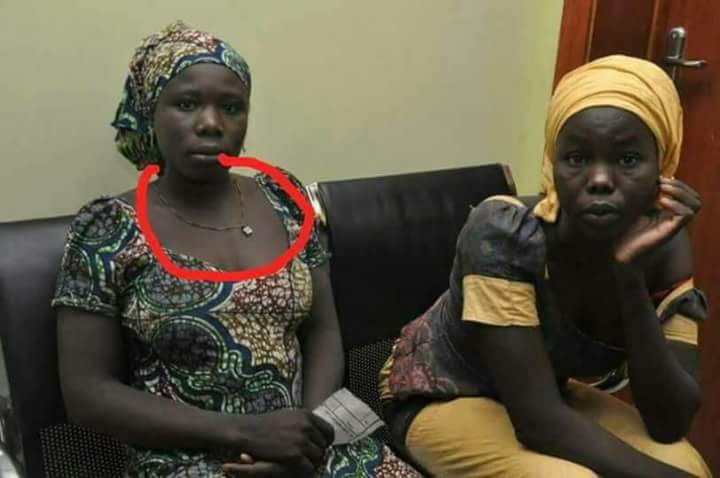 BOKO HARAM: One Of The Released Chibok Girls was Spotted Wearing Catholic Scapular 5285133_fbimg1494364849898_jpegd209ac556546355d61cbb9f6f2de93df