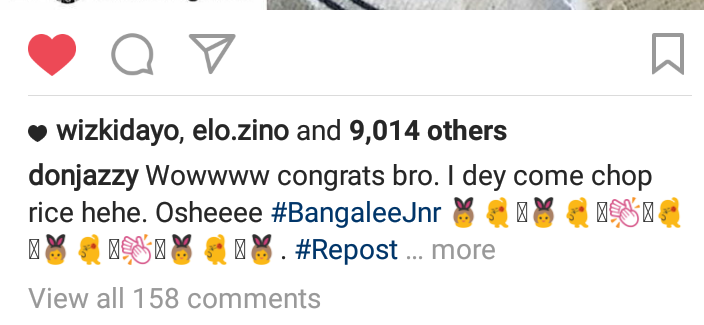 Image result for Don Jazzy congratulates DBanj over new born baby, Fans reacts
