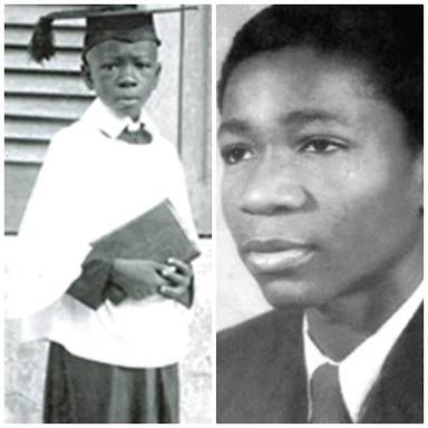 Right: Wole soyinka as a 10-yr old choir boy