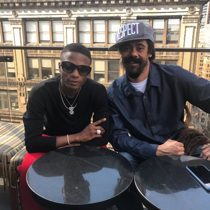 Wizkid Pictured Hanging out With Bob Marley's Son, Damian Marley