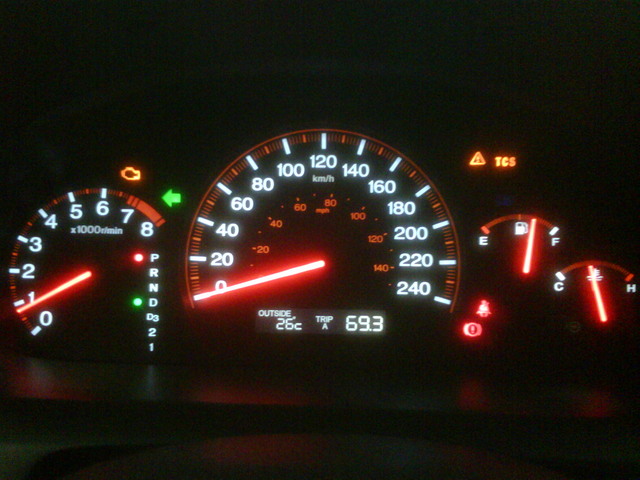 Brake light indicator stays on honda accord #4