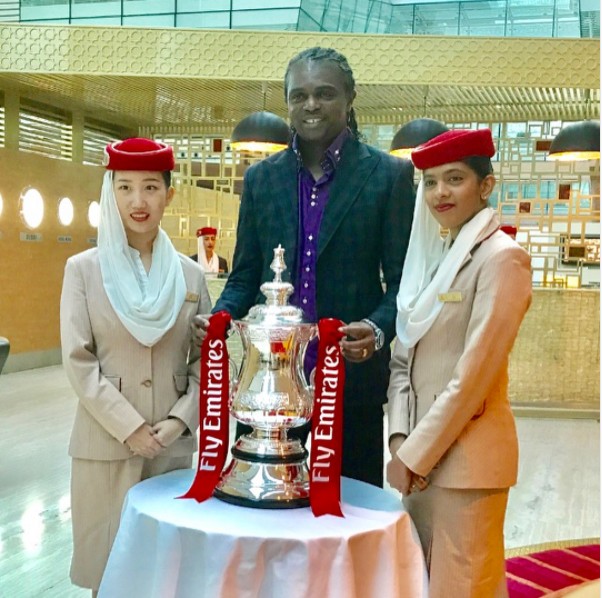 Image result for Nwankwo Kanu To Bring Emirates Cup To Zimbabwe
