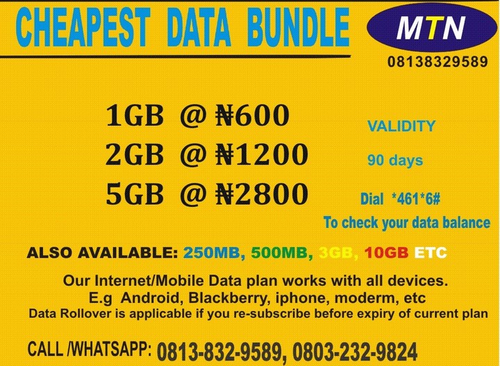 Do You Browse With MTN Line? Get The CheapestInternet Data Plans Here 
