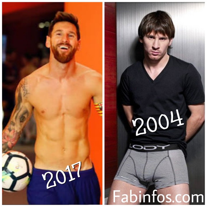 Lionel Messi 2004 Vs 2017 Photos: See Transformation - Sports - Nigeria