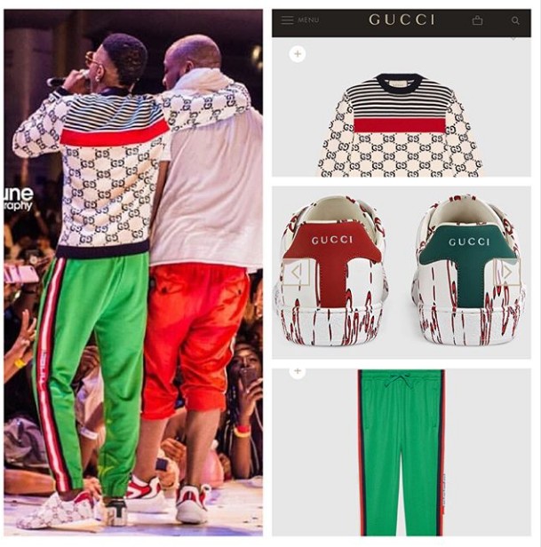 Wizkid's Shirt And Ace sneaker To #30BillionConcert Cost ₦1Million (Pics)