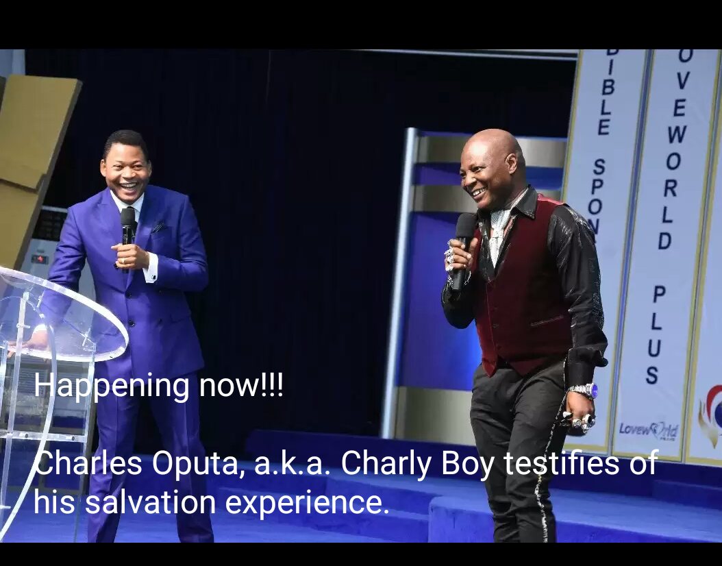 Image result for Born Again Charley Boy Testifies Of His Salvation At Christ Embassy Abuja (Photos)