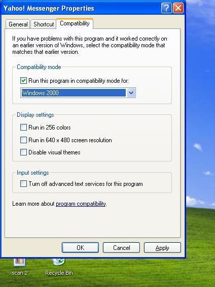Run Old Windows Programs On Vista