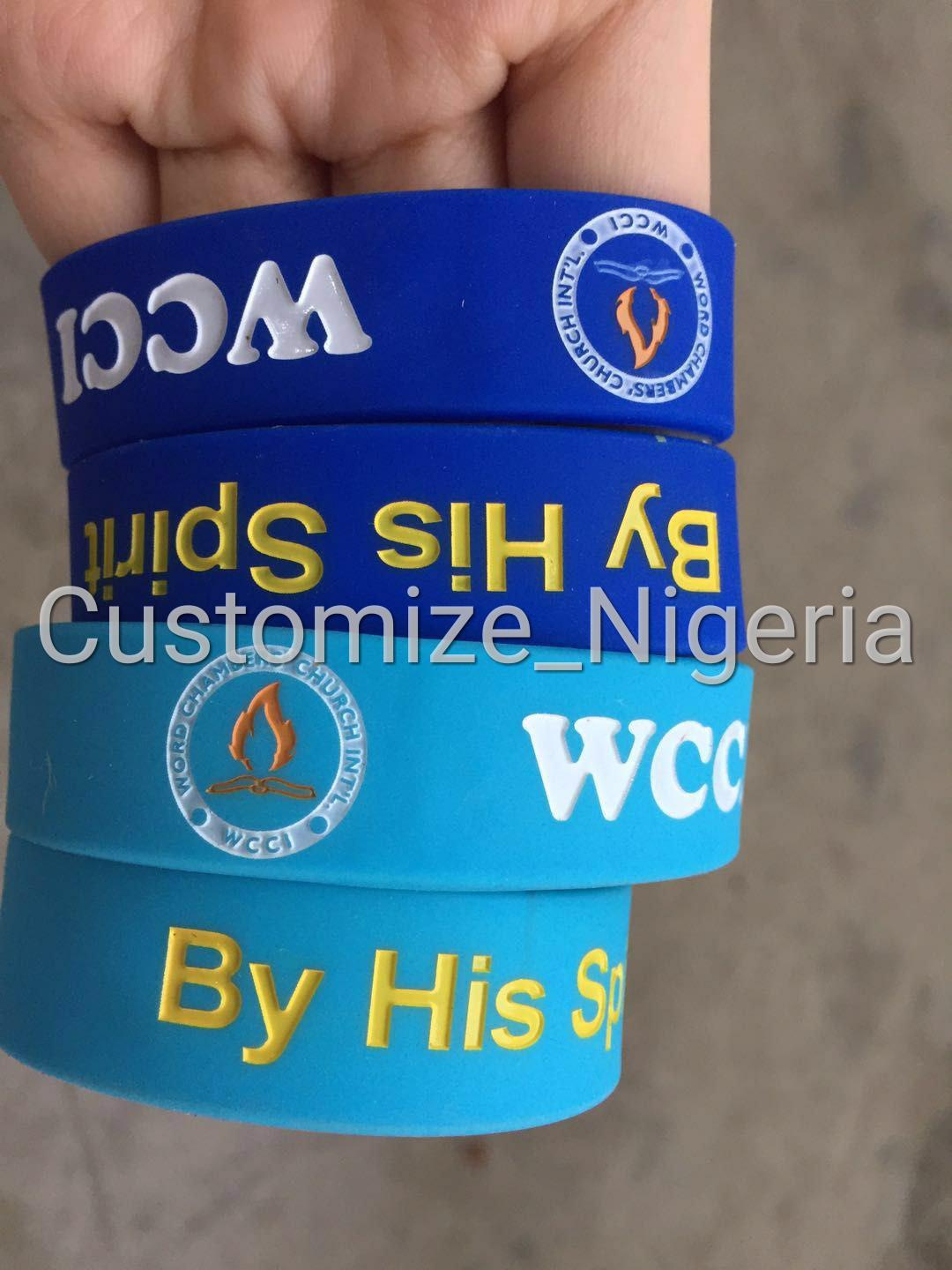 Customised Silicone Wristband for Branded Corporate and Promotional Gifts  in Lagos, Nigeria