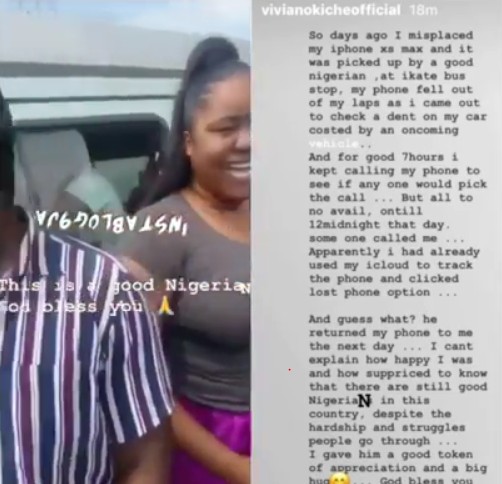 Nigerian Man Returns An Iphone XS Mas He Found On The Floor In Lagos