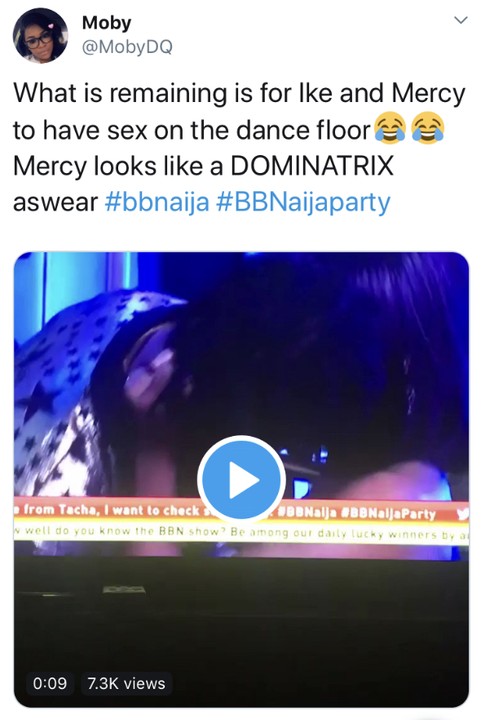 Bbnaija Ike And Mercy Make Out On The Dance Floor Photos Tv